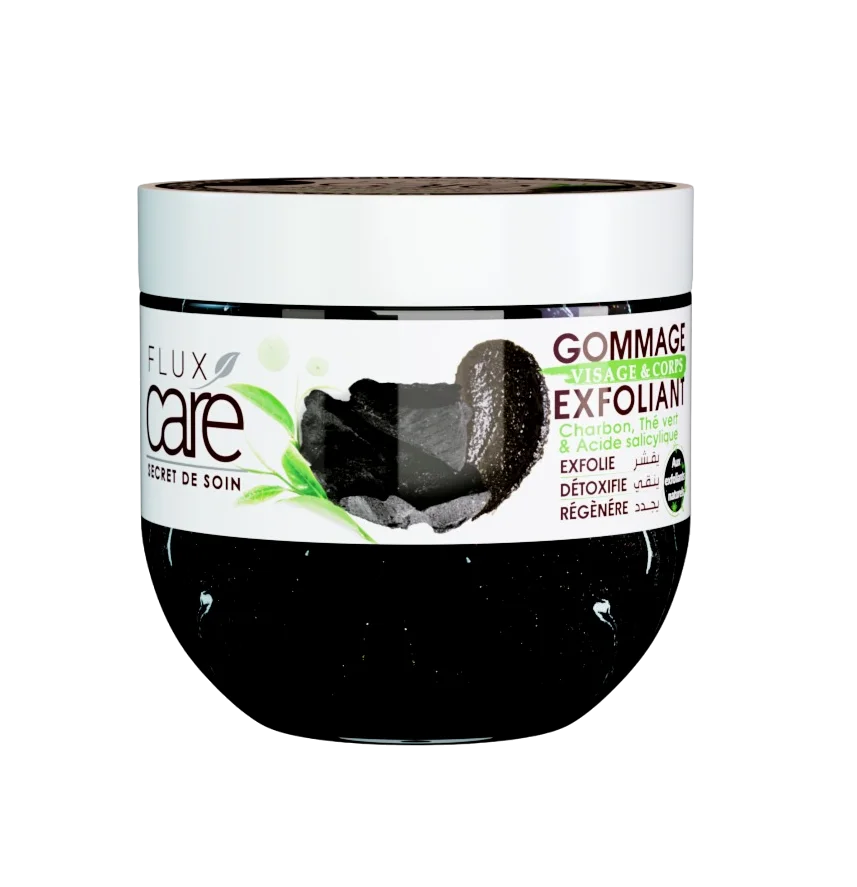 Flux Gommage Acide Salicylique, Charbon & Thé Vert