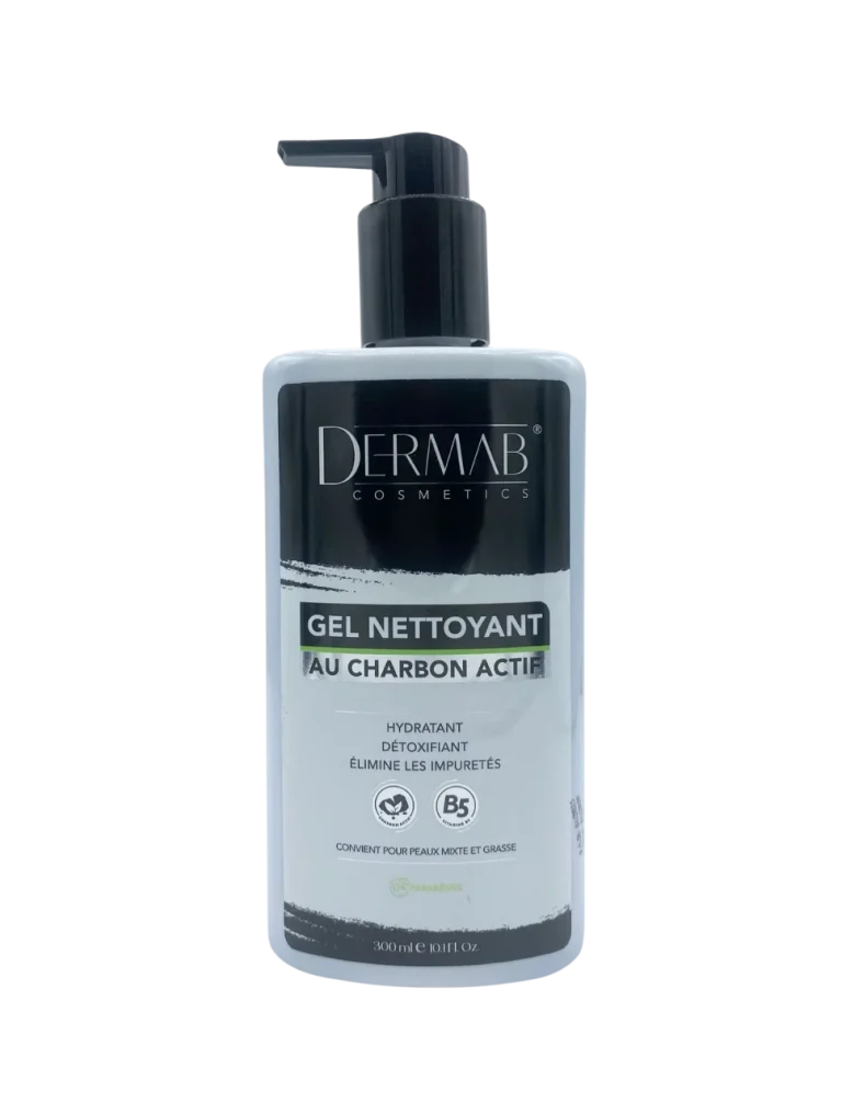 Dermab Gel Nettoyant Au Charbon Actif 300 ml