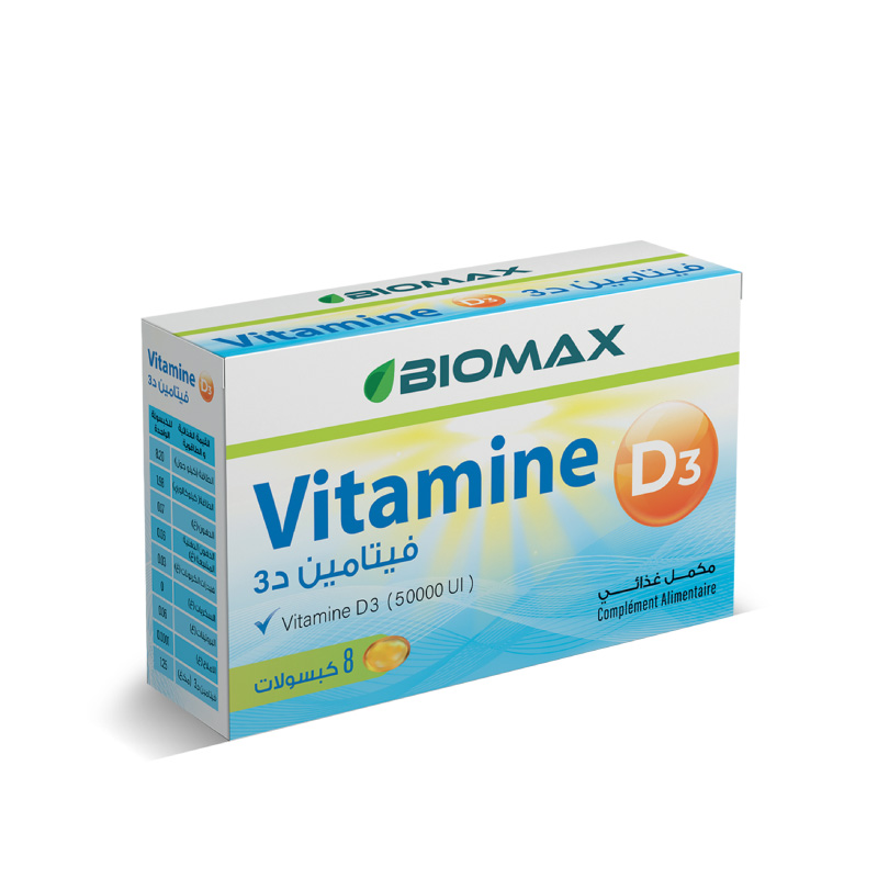 Vitamine D3 50000 UI B/8