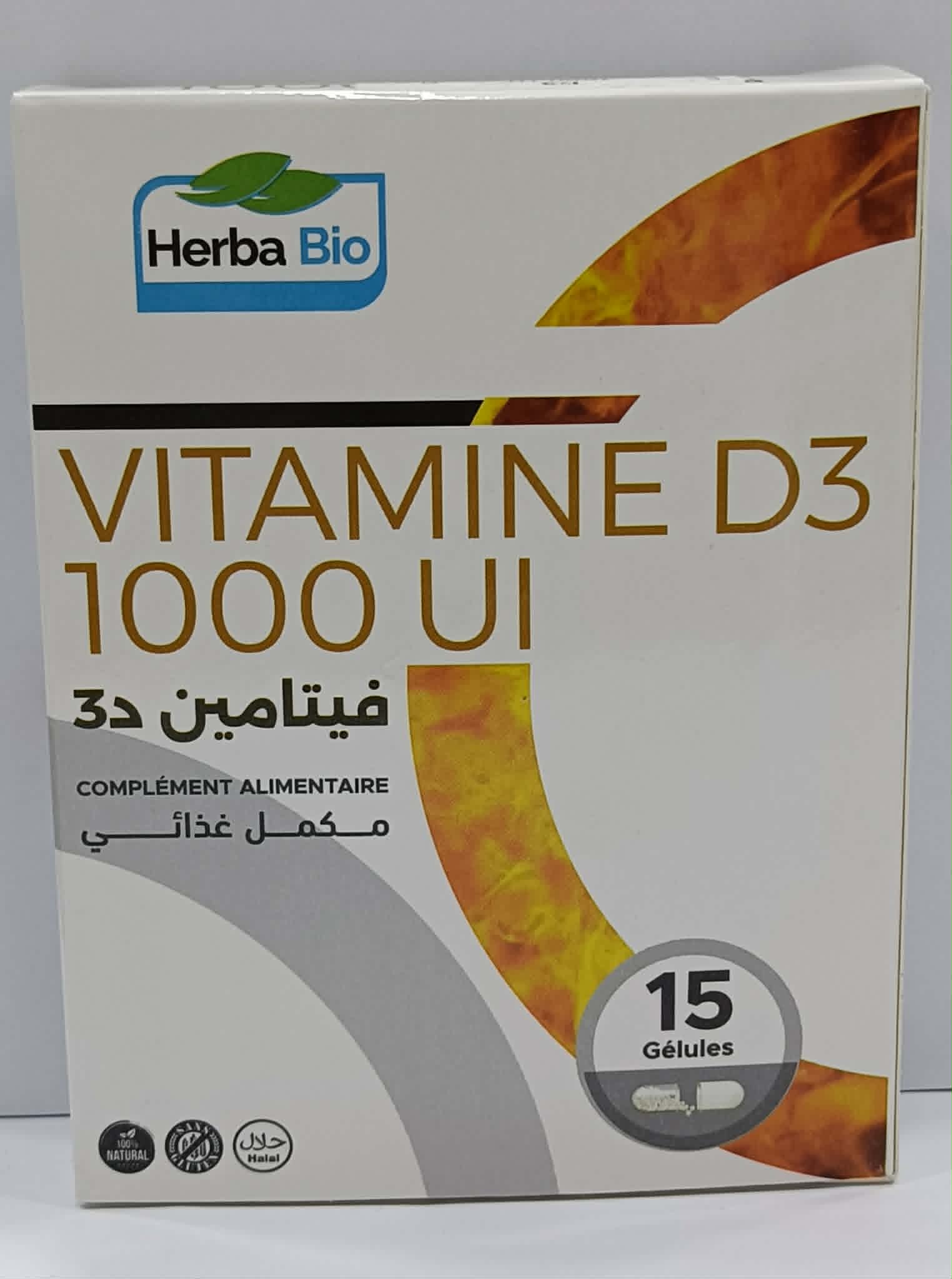Vitamine D3 HERBA BIO 10 000 UI