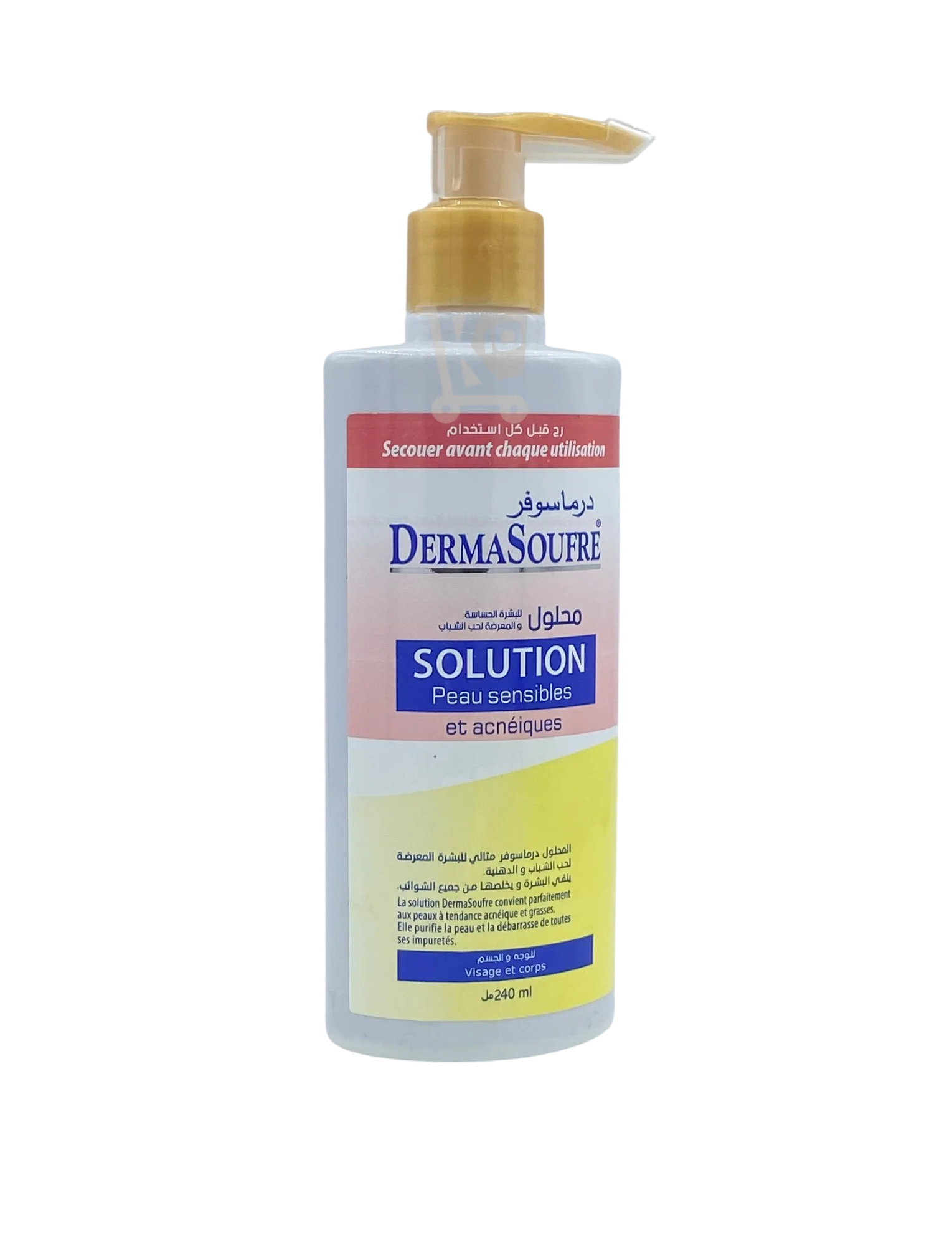 DermaSoufre Solution Peau Sensible 240ml