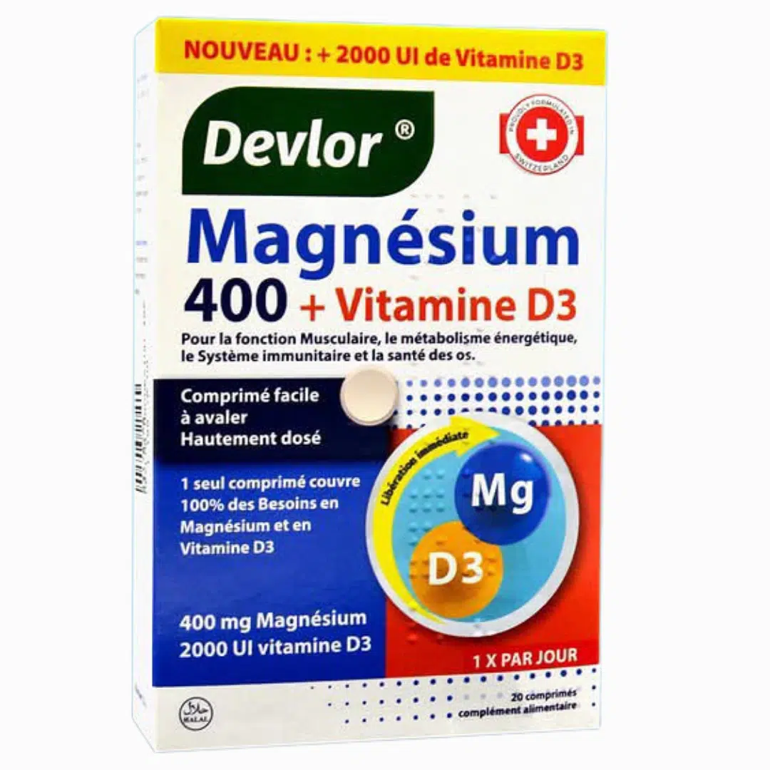 Devlor Magnèsium 400+ VT D3