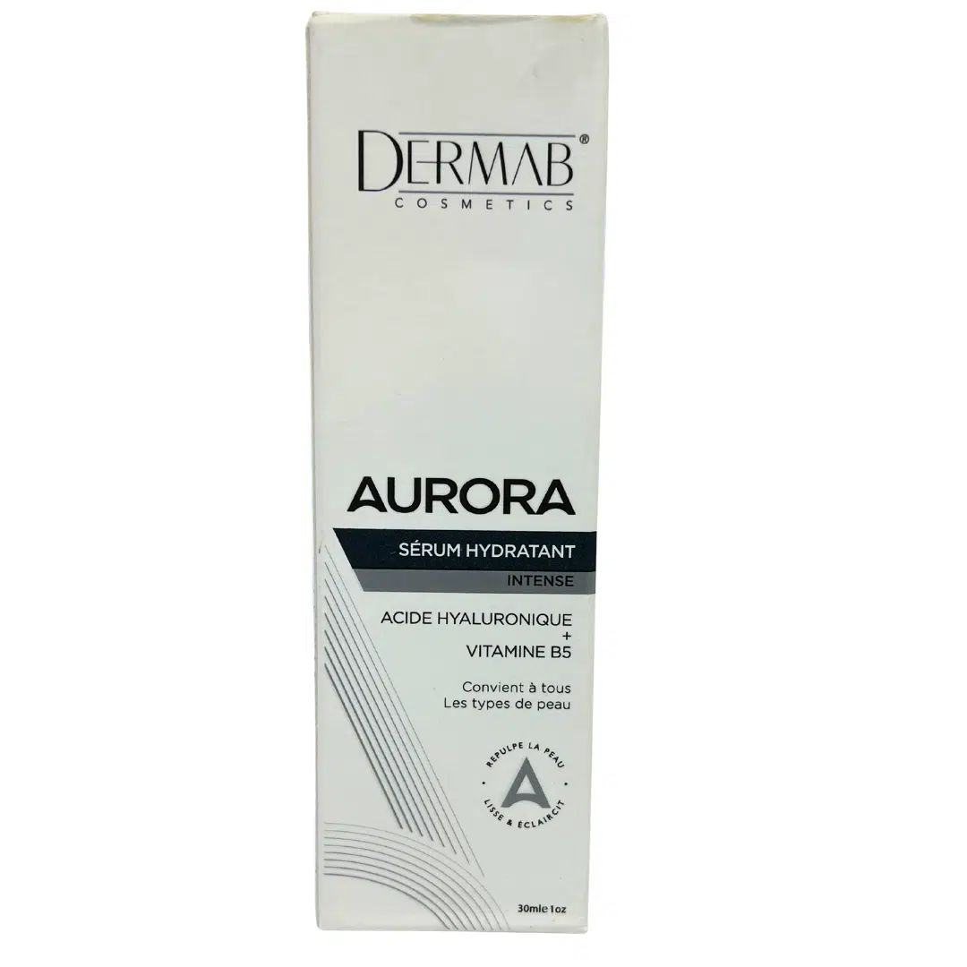 Dermab Aurora Sérum Hydratant Acide Hyaluronique + Vitamine B5 (tous types de peau)