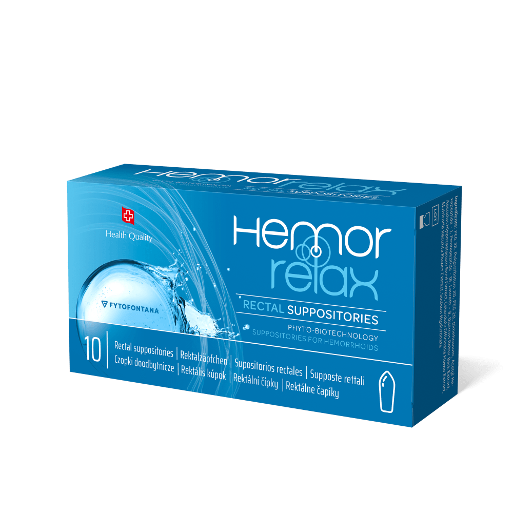 Hemorrelax Rectal Suppo 10pc