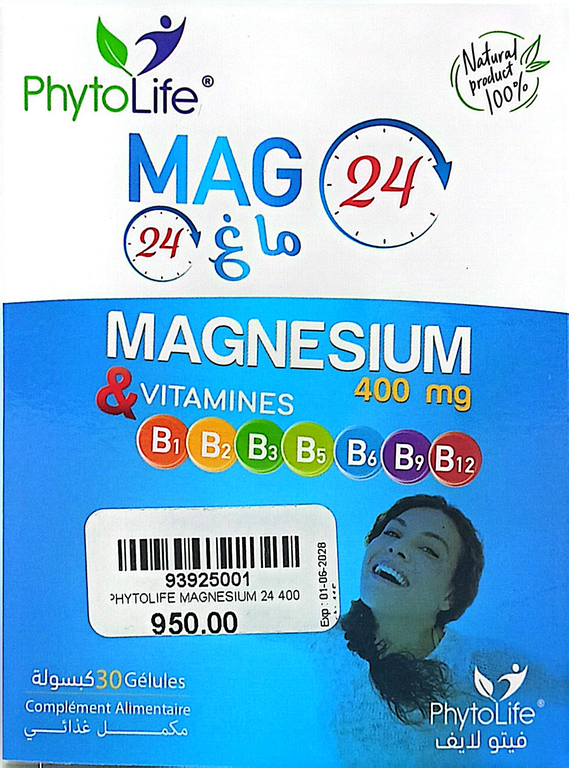 Magnesium 400mg B/30