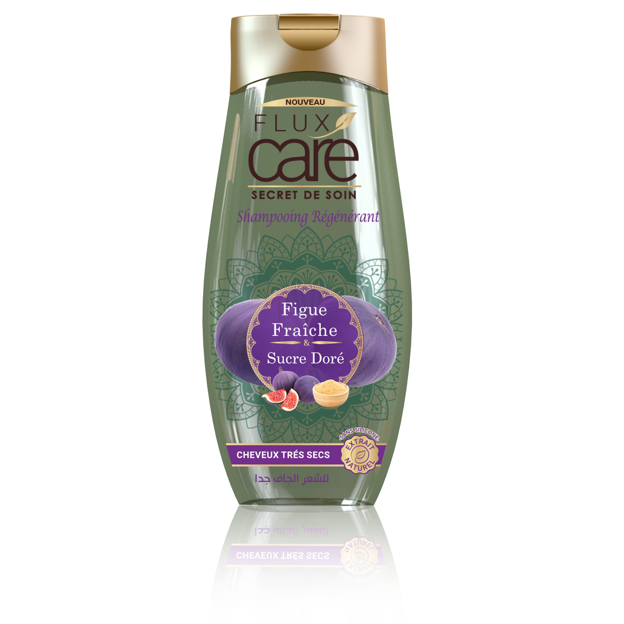 FluxCare Shampoing Figue Fraiche et Sucre Doré 240ml