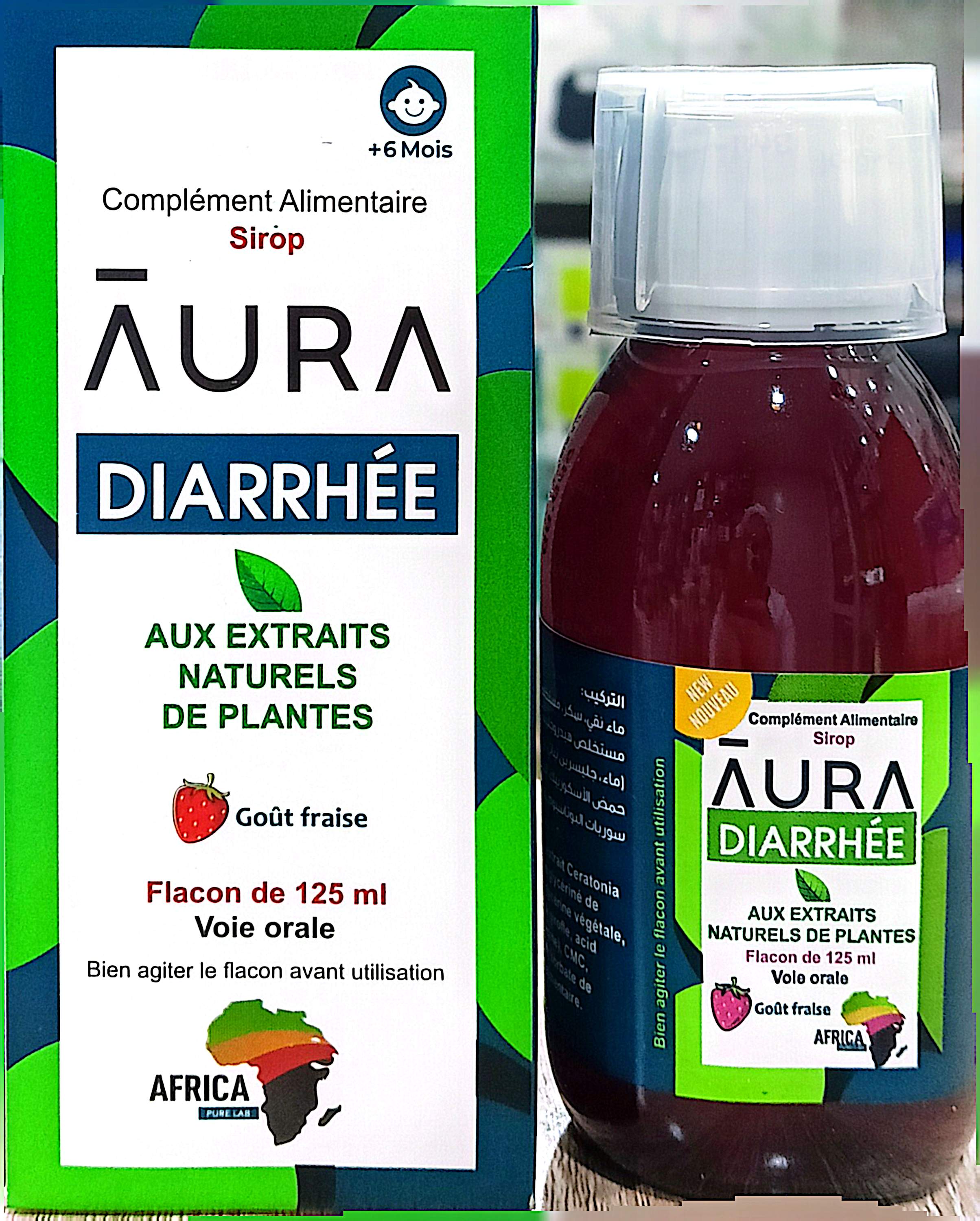 Diarrhée Gout Fraise F/125ml