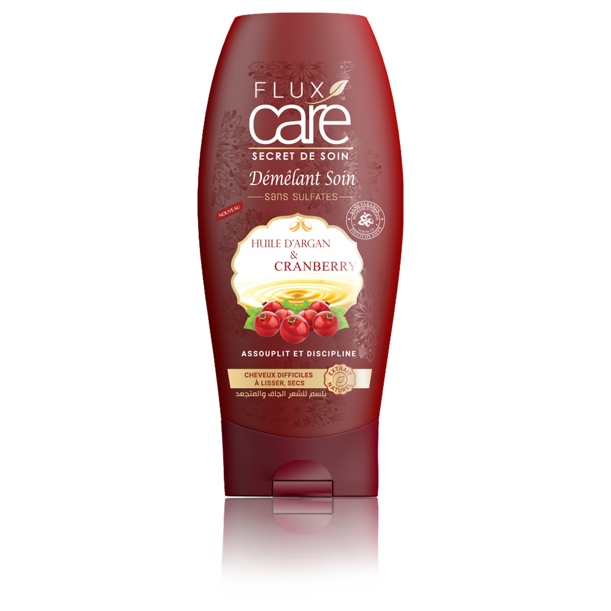 FluxCare Après Shampoing Huile D'Argan et CranBerry 240ml