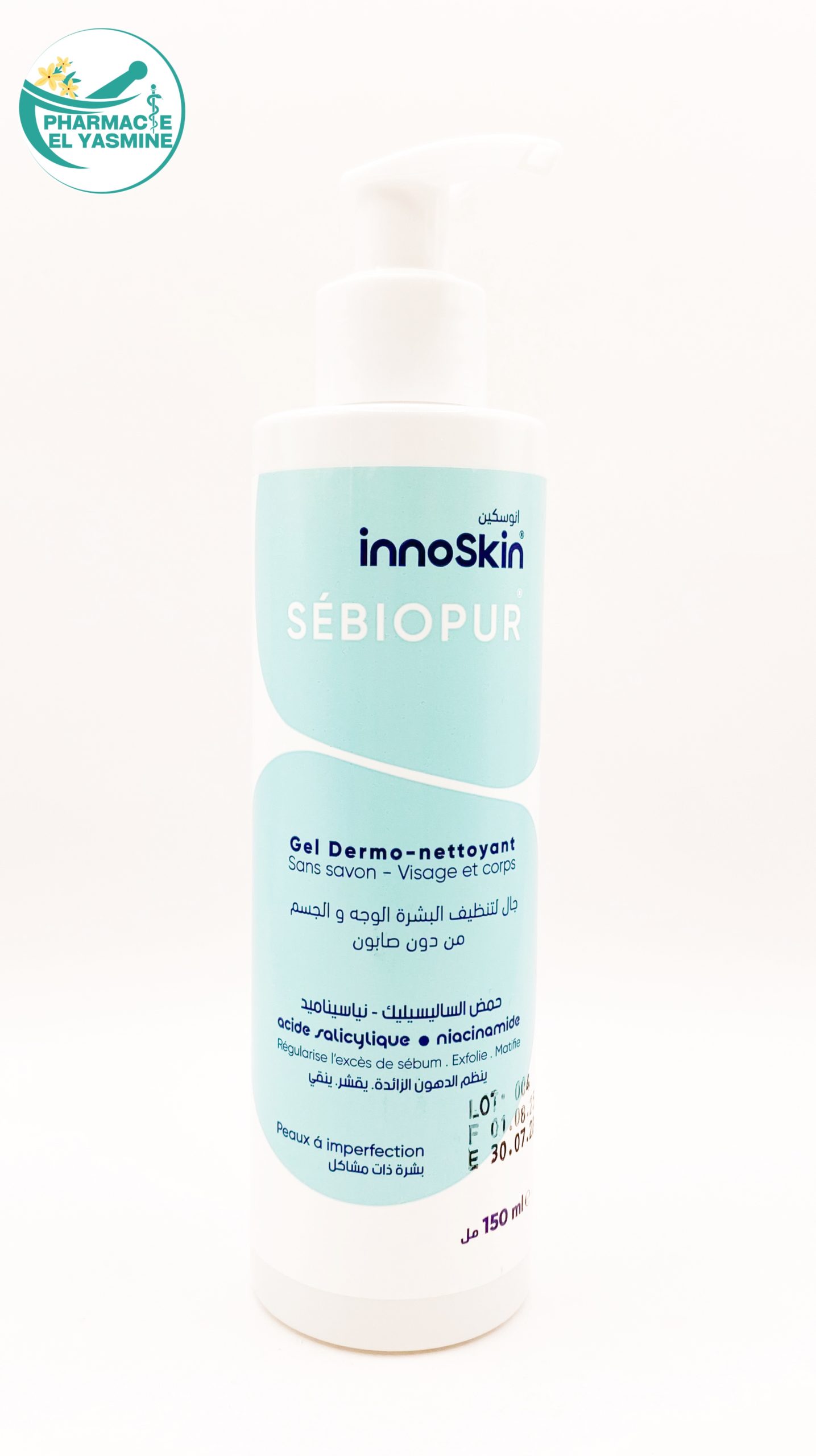 Innoskin Sébopure Gel Dermo-Nettoyant 150ml