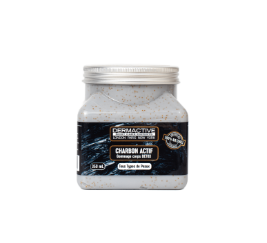 Dermactive Gommage Corps Charbon Actif Detox 350 ml