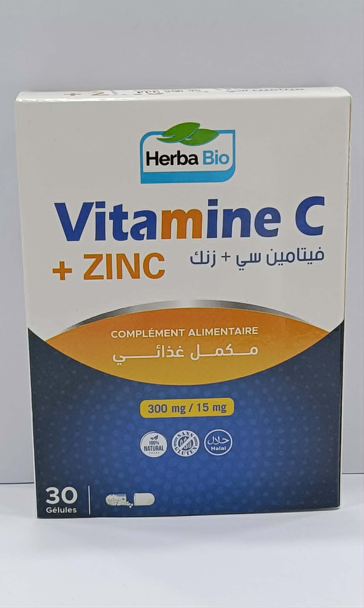 Le complément Vitamin C + Zinc (Herba Bio)