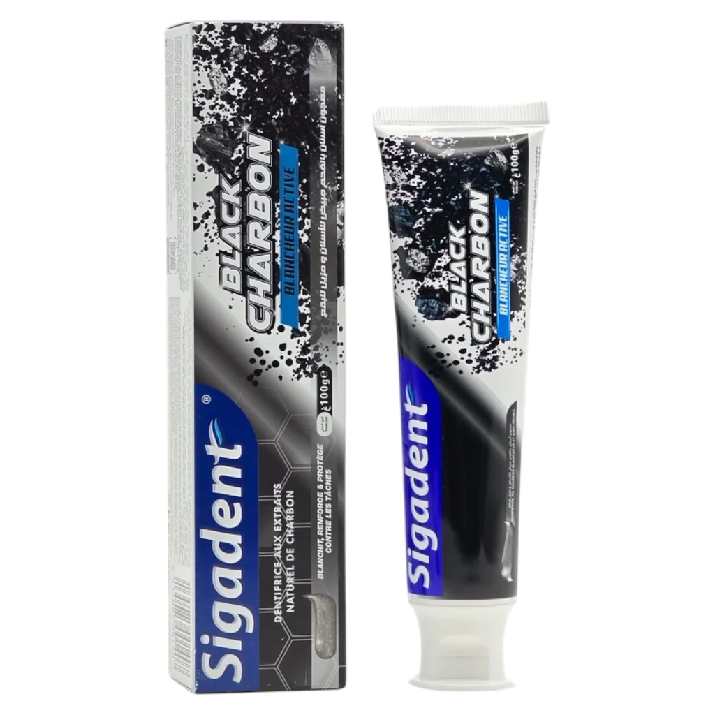 Sigadent Dentifrice Black Charbon