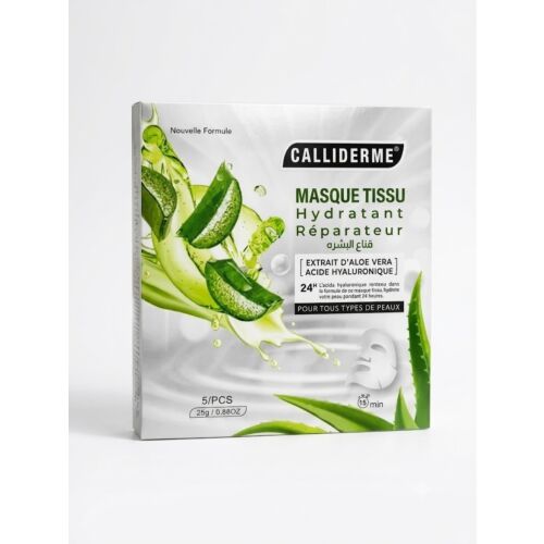 Masque Calliderm Tissu Brillance Apaisant Extrait De Noix De Coco 25 G
